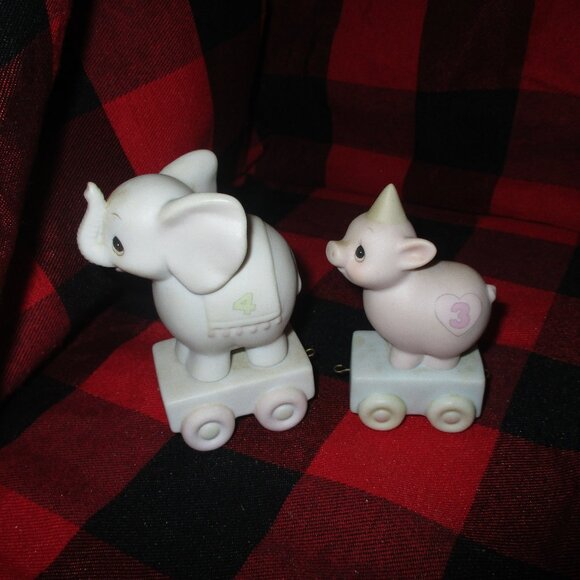 Precious moments Circus Animal birthday train  Birth - 10 - Picture 9 of 13